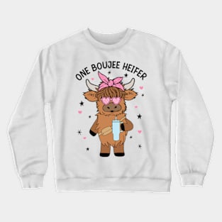 One Boujee Heifer Crewneck Sweatshirt